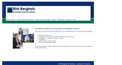 Desktop Screenshot of bergholz-immobilien.com